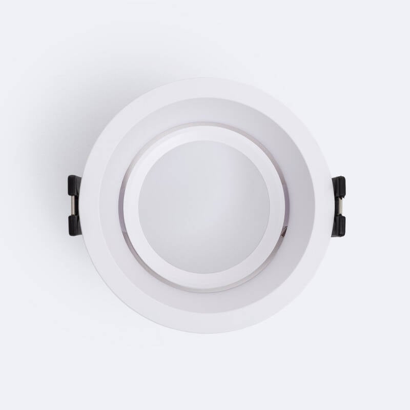 Aro Downlight Circular Basculante para Bombilla LED GU10 / GU5.3 Corte Ø75 mm Suefix