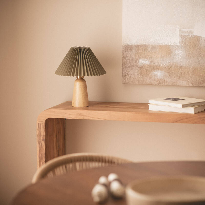 Lámpara de Mesa Madera Willow