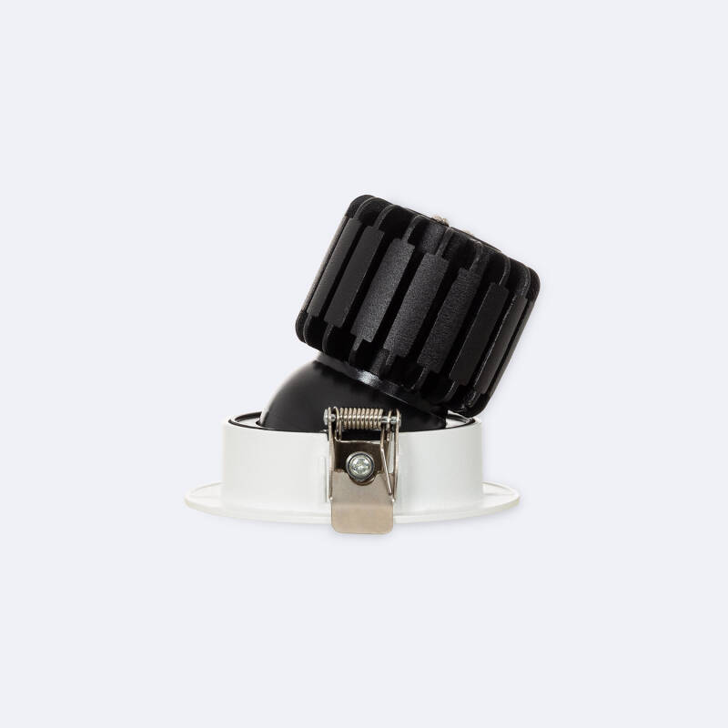 Foco Downlight LED 7W COB Direccionable 360º Circular Corte Ø 80 mm CRI90 Expert Color No Flicker