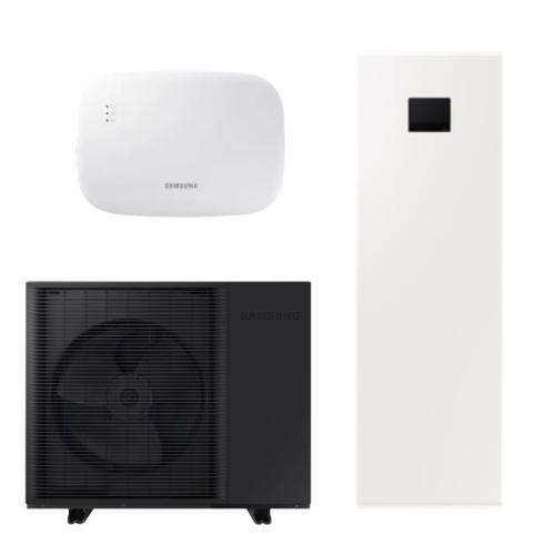 Bomba de Calor Aerotermia Bibloc 12kW EHS MONO R290 Samsung (sin bomba) con Climatehub 200L Estándar y Wi-Fi
