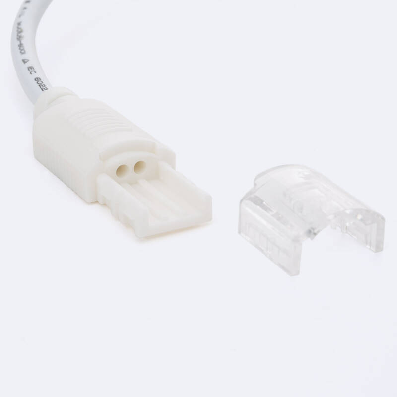 Conector Doble con Cable para Tira LED Autorrectificada 220V AC SMD IP65 Ancho 12mm Monocolor