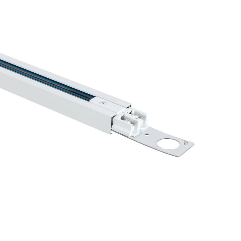 Carril Monofásico Aluminio para Focos LED 1 Metro