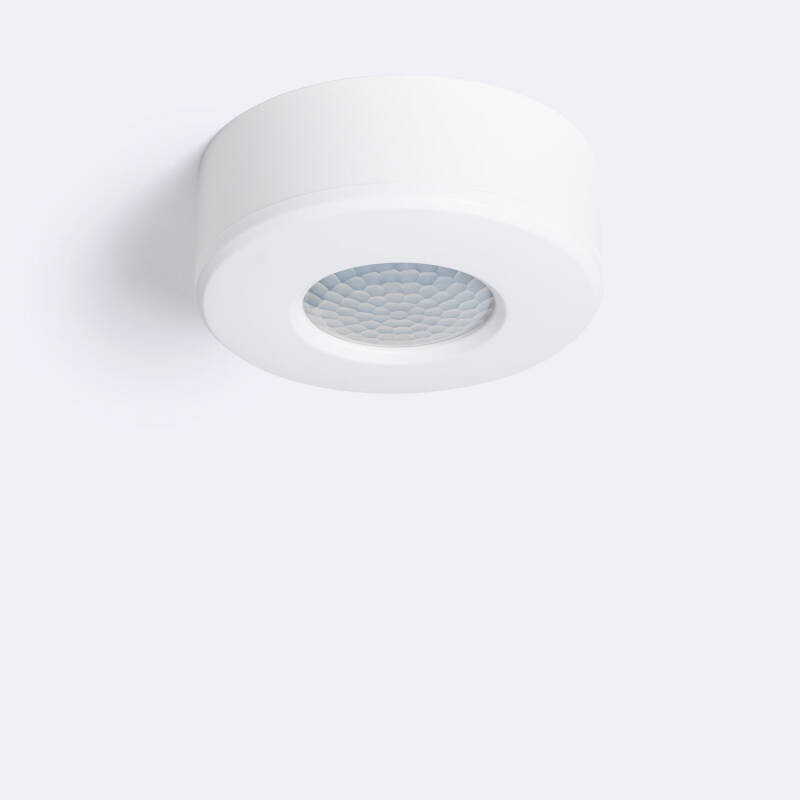 Sensor de Movimiento PIR Crepuscular 360º Smart de Superficie/Empotrable