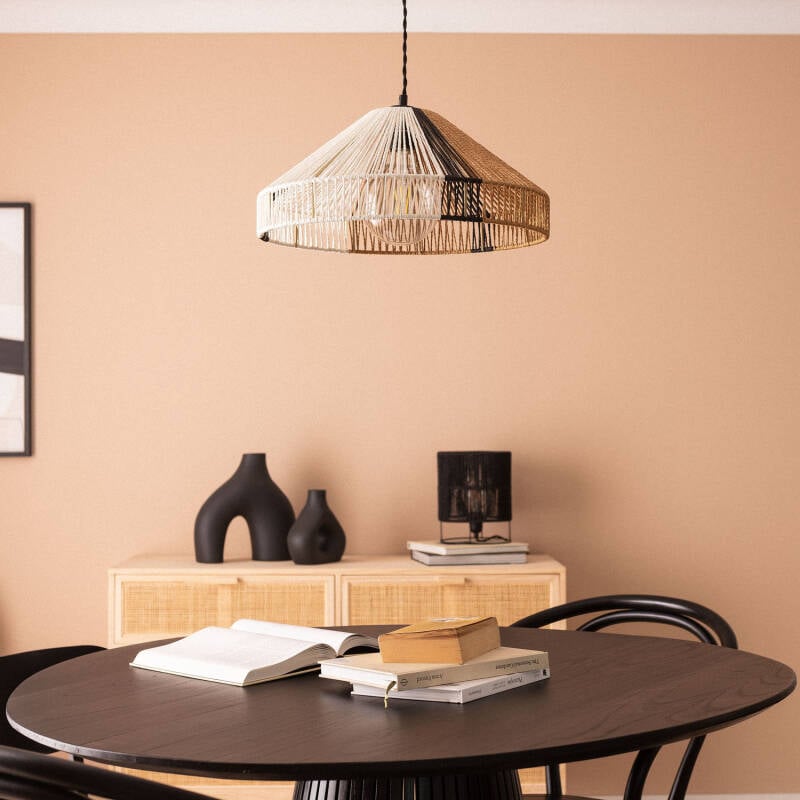 Lámpara Colgante Papel Trenzado Dumas