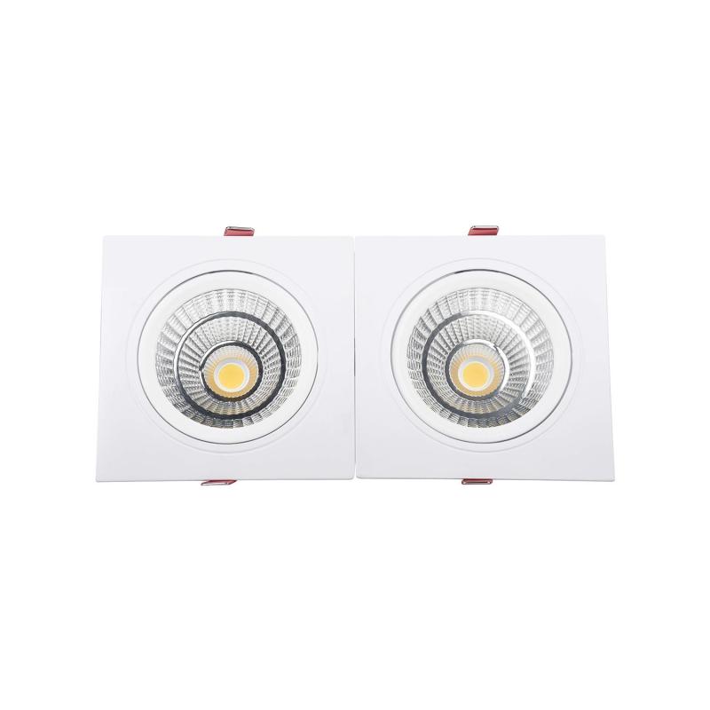 Foco Downlight LED 10W Rectangular Madison Corte 165x75 mm