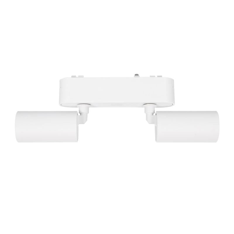 Foco Carril LED Magnético 25mm SuperSlim Doble 10W 48V Blanco