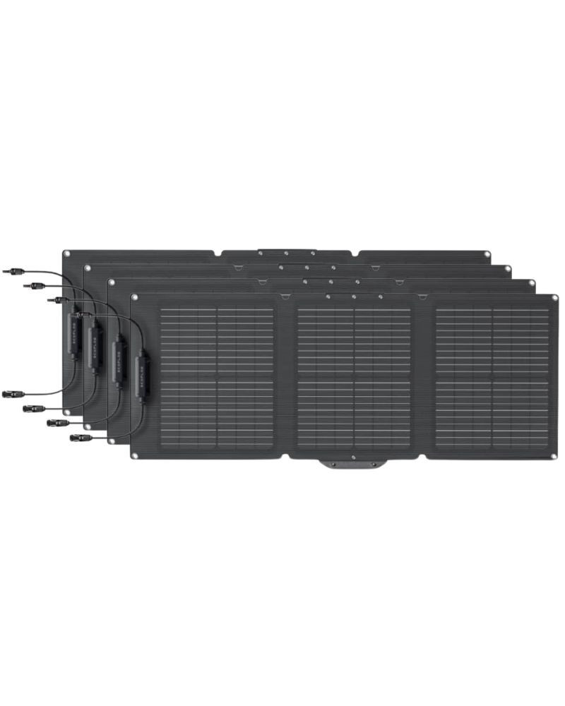 Pack 4 unidades Paneles Solares Portátiles 60W 12V Ecoflow