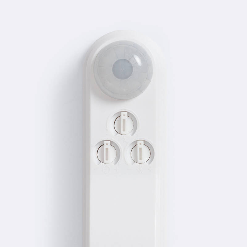 Sensor de Movimiento PIR Crepuscular 360º de Superficie Exterior IP65 con Mando