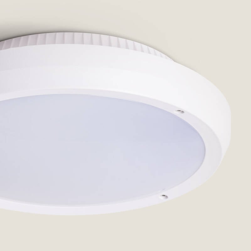 Plafón Circular para Exterior Ø300 mm IP65 Curio Blanco