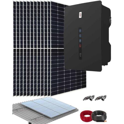 Kit Solar Autoconsumo Fotovoltaico Riello RS 5000W 25000Whdia
