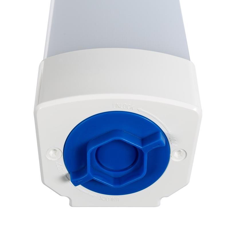 Pantalla Estanca LED 120cm 40W High Lumen 150lm/W Aluminio IP65 Enlazable con Sensor Microondas MERRYTEK