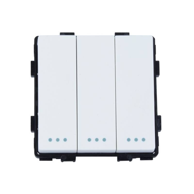Interruptor Triple Conmutado Modern
