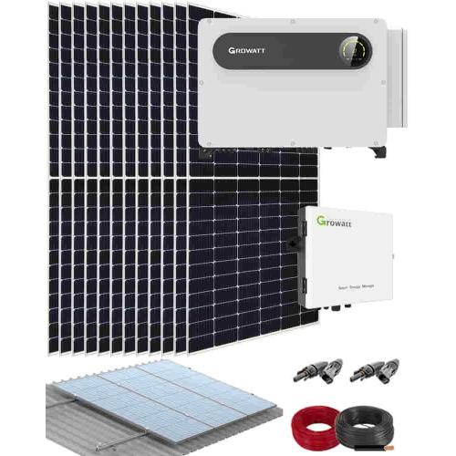 Kit Solar Autoconsumo Industrial 100kW 200000kWhaño Growatt Trifásico