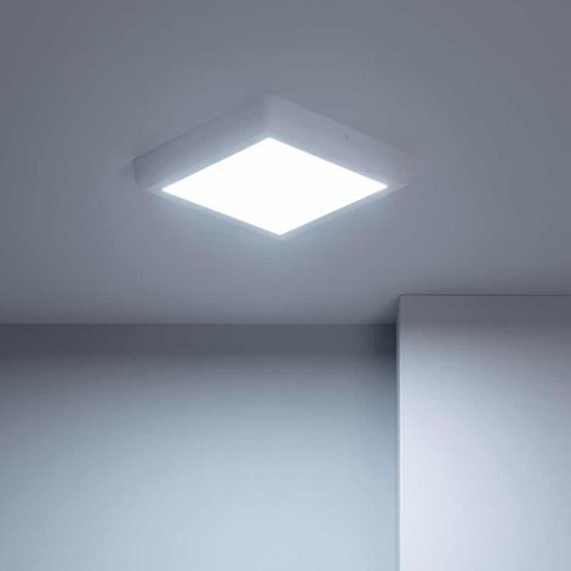 Plafón LED 18W Cuadrado Metal 225x225 mm Design White