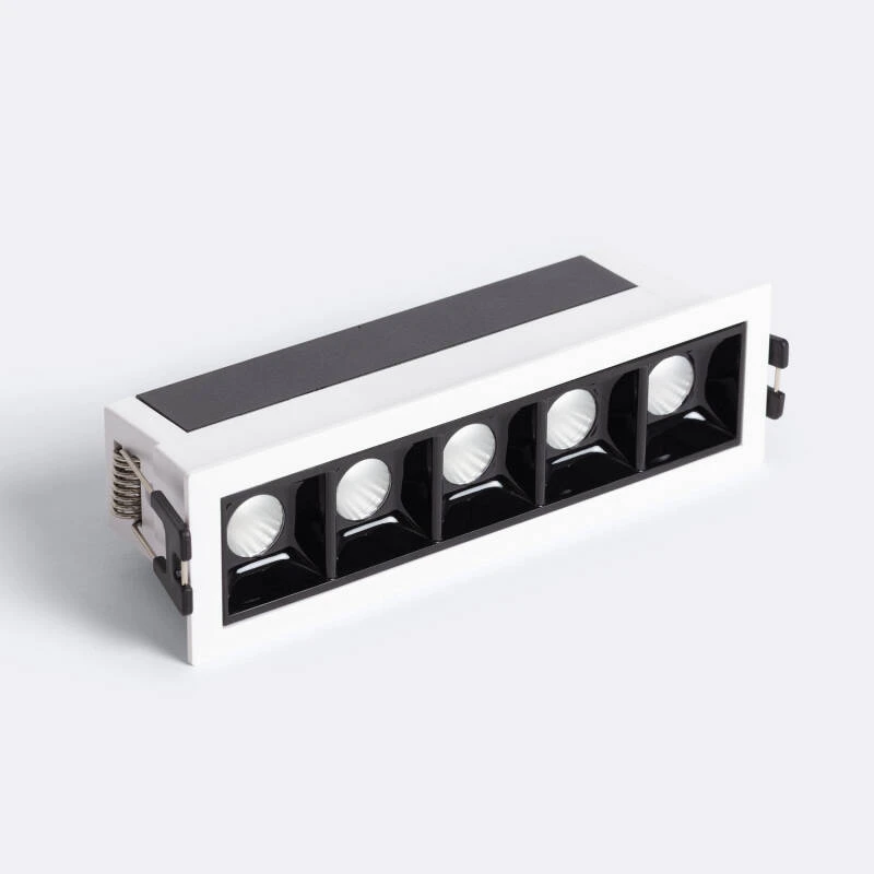 Foco Lineal LED 7W Empotrable Optic CRI90 Corte 140x35 mm Design
