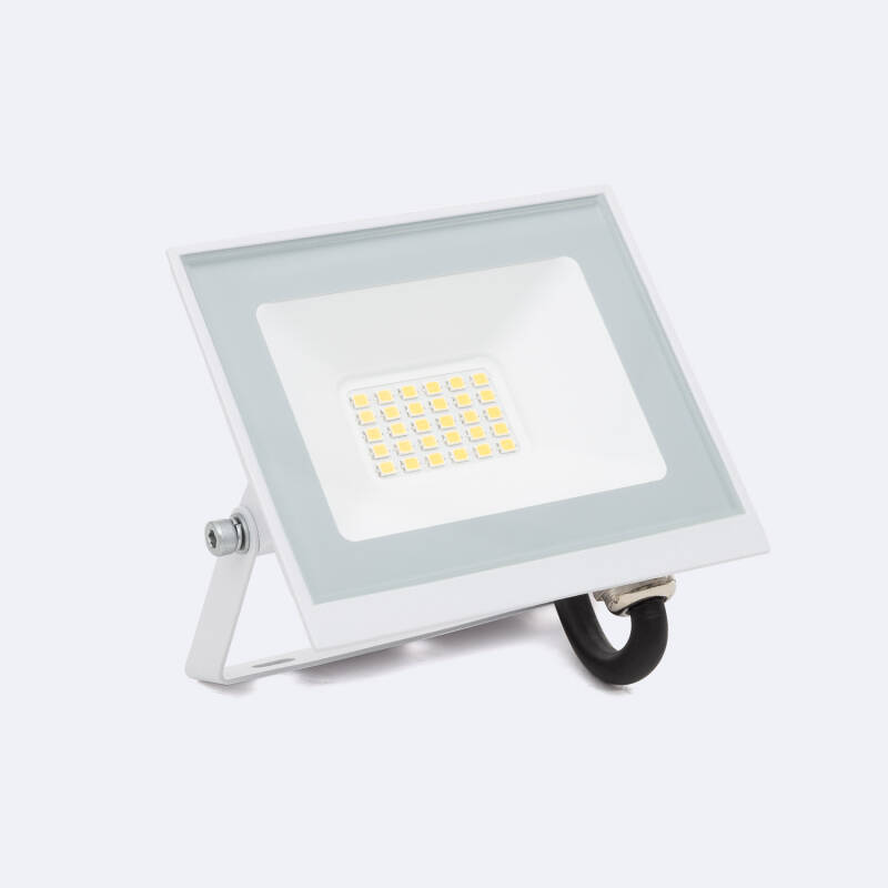 Foco Proyector LED 20W 120 lm/W IP65 S3 Blanco Cálido 3000K Blanco