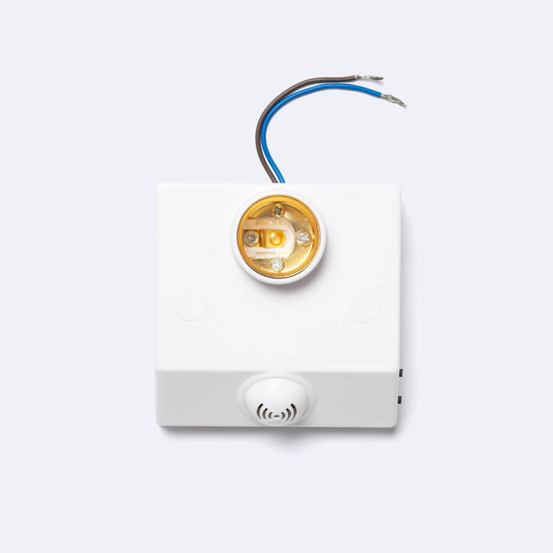Sensor de Sonido Crepuscular de Pared para Bombillas E27