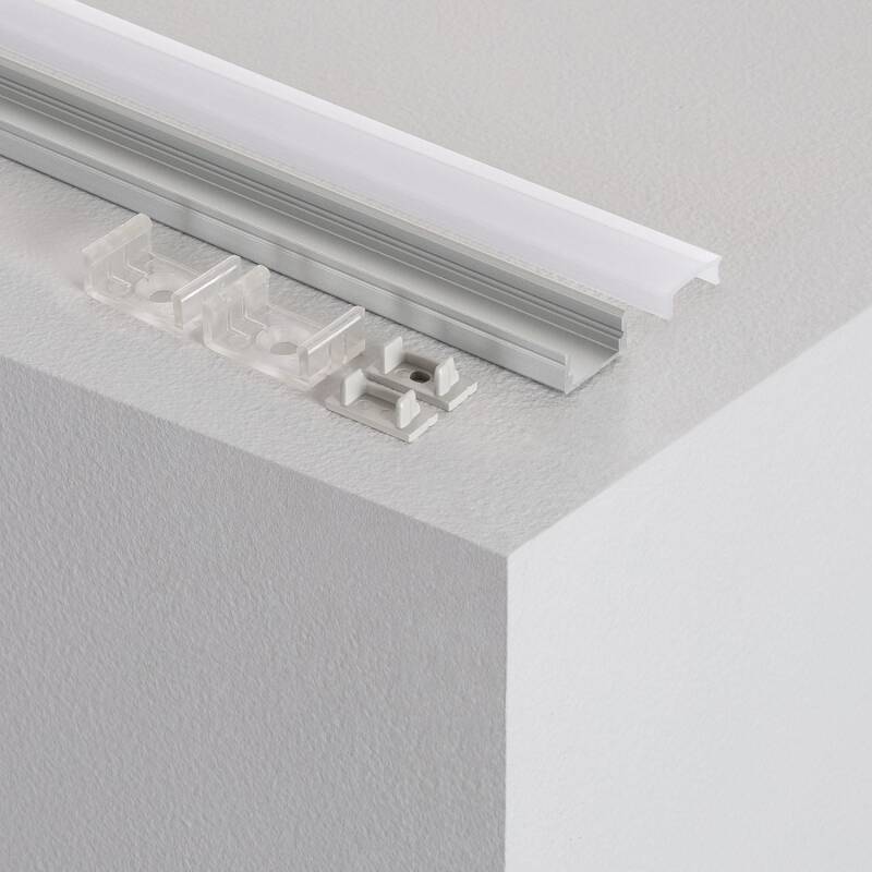 Perfil Aluminio Superficie para Tiras LED hasta 12 mm