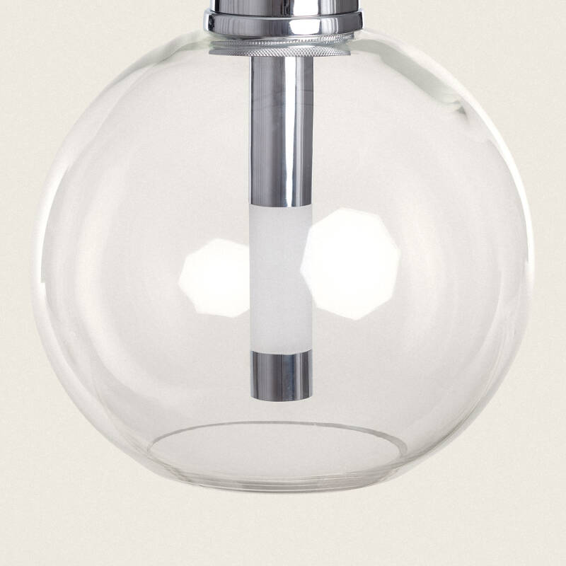 Lámpara Colgante LED 5W Metal y Cristal Ludvika
