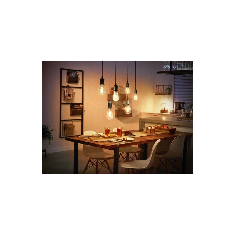 Bombilla Filamento LED E27 7W 550 lm G125 PHILIPS Hue White