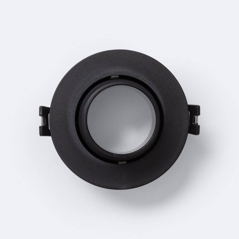Aro Downlight Circular Basculante Bajo UGR para Bombilla LED GU10 / GU5.3 Corte Ø75 mm Suefix