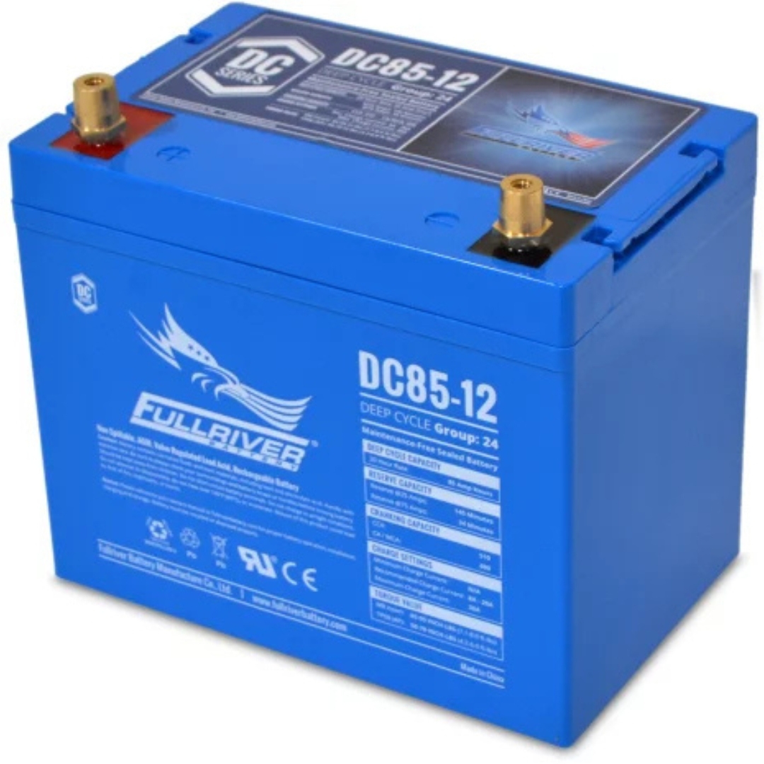 Batería AGM 85Ah Solar 12V C20 Monobloc Fullriver DC85-12