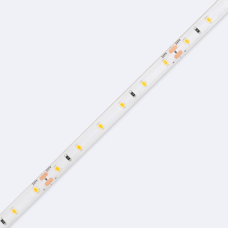 Tira LED 24V SMD 60 LED/m 5m 5W/m 400lm/m Ancho 8mm Corte 10cm IP65