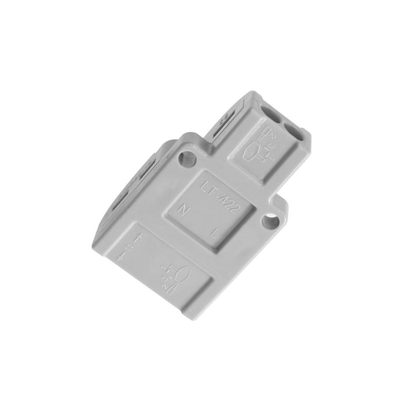 Pack 5 Conectores Rápidos 2 Entradas 4 Salidas SPL-42 para Cable Eléctrico de 0.08-4mm²