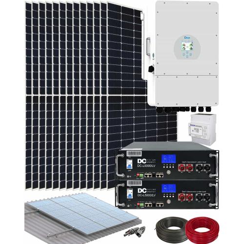 Kit Panel Solar Híbrido con Inversor Deye Trifásico 10000W