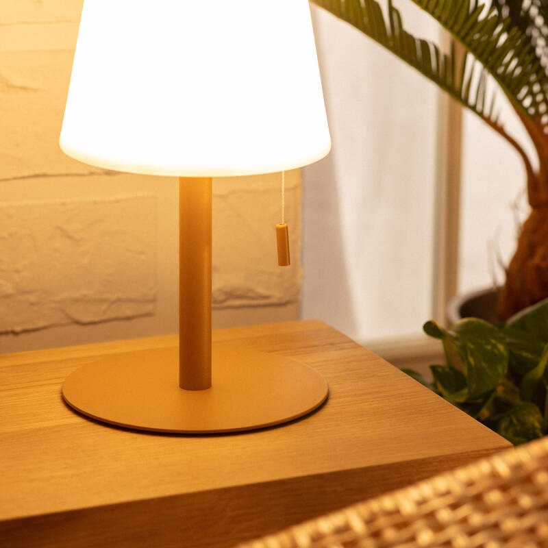 Lámpara de Mesa LED Portátil para Exterior Aluminio con Batería Recargable Epinay