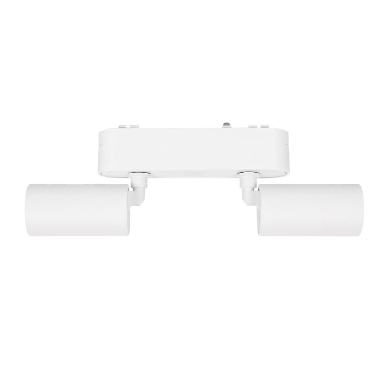 Foco Carril LED Magnético 25mm SuperSlim Doble 10W 48V Blanco