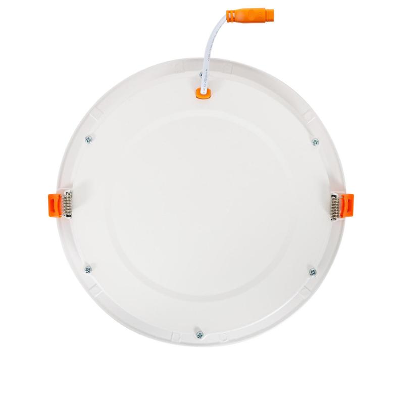 Placa LED 20W Circular CCT Seleccionable Microprismático LIFUD Corte Ø 205 mm