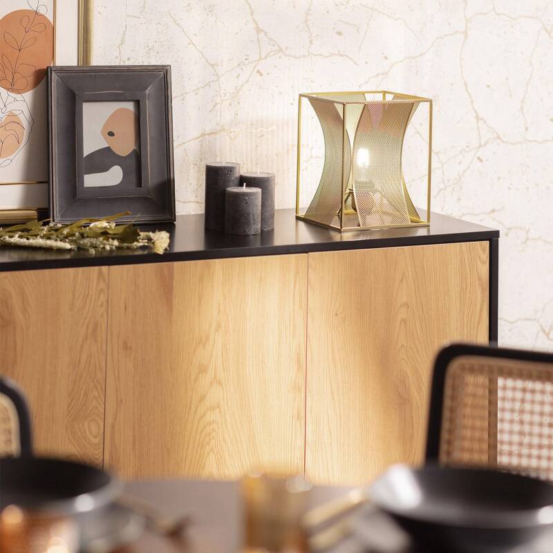 Lámpara de Mesa Metal Auro