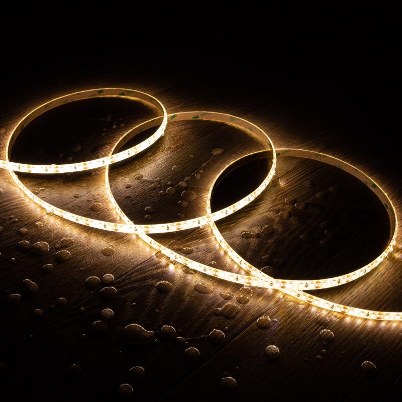 Tira LED 12V SMD 120 LED/m 5m 10W/m 1000lm/m Ancho 8mm Corte 2.5cm IP65