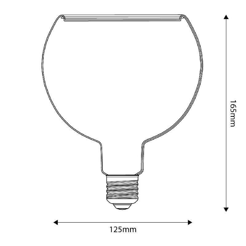 Bombilla Filamento LED E27 4,5W 300 lm Creative-Cables BB-G05