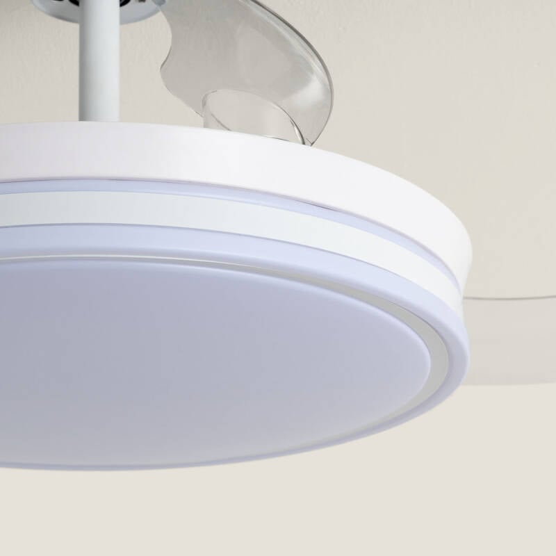 Ventilador de Techo con luz Silencioso DC aspas retráctiles Dalori Evo