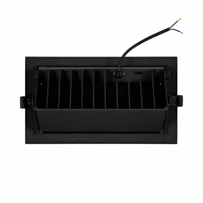 Downlight LED Rectangular Direccionable Chip OSRAM Negro