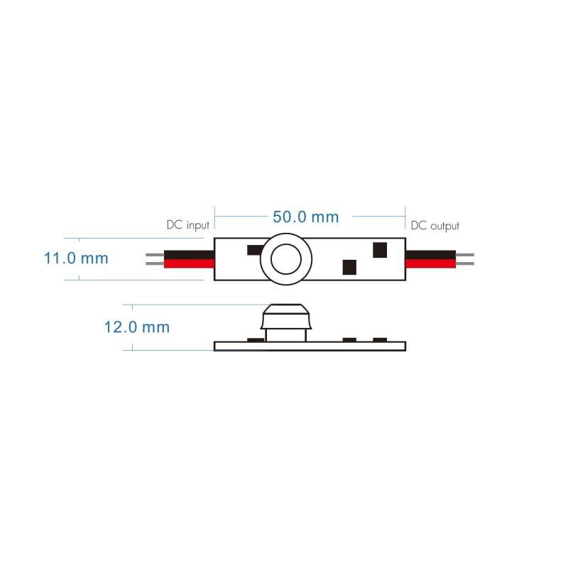 Mini Detector de Movimiento PIR 120º para Tiras LED 12-24V SKYDANCE E1-R