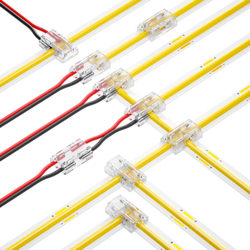 Conector Hipopótamo 9 en 1 para Tiras LED 12/24V DC SMD y COB IP20 Ancho 5mm/8mm/10mm