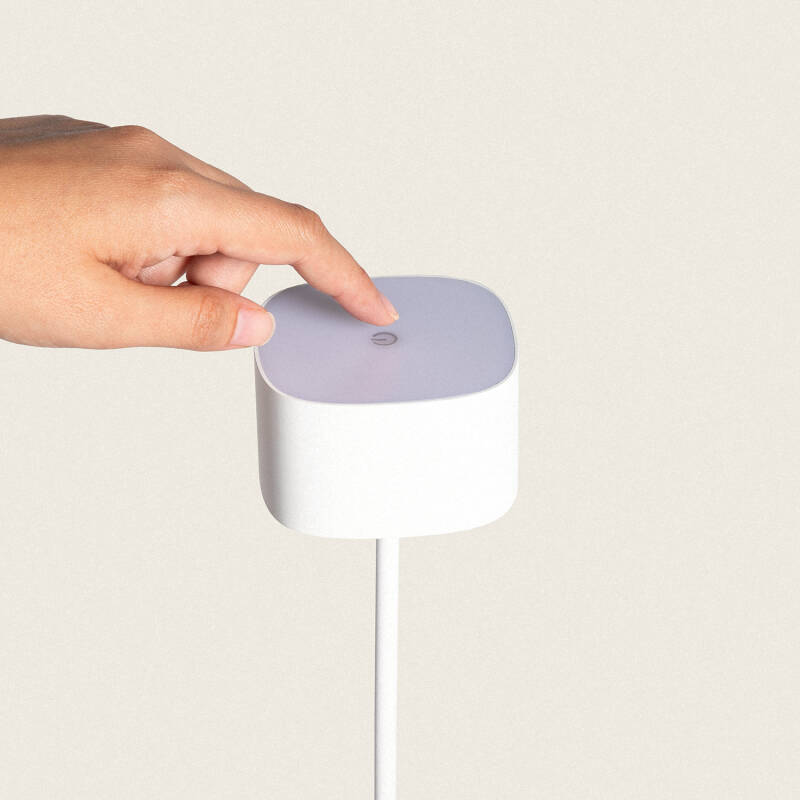 Lámpara de Mesa LED Portátil Exterior con Batería USB Recargable Mounka Square