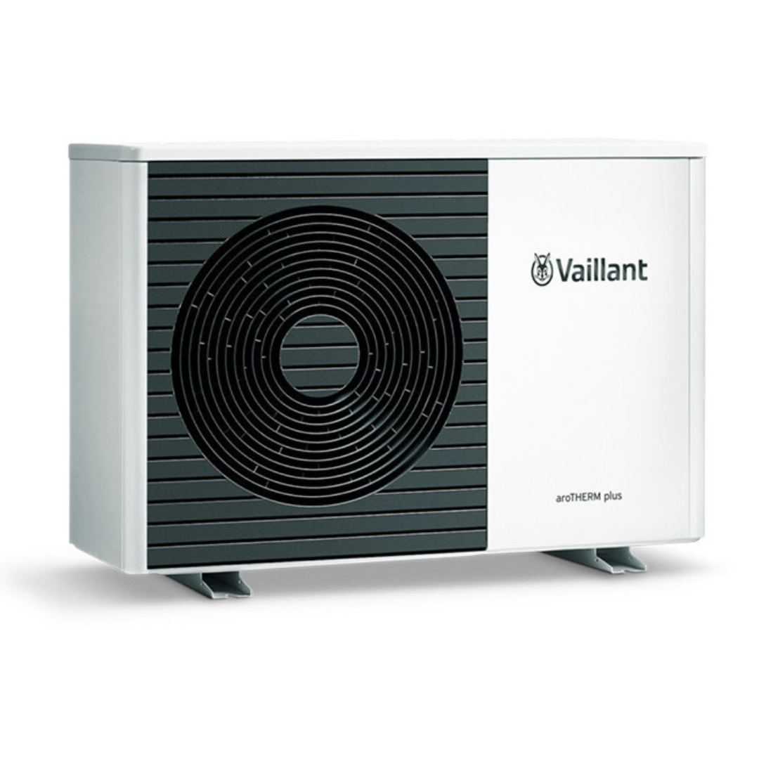 Bomba de Calor Aerotermia Bibloc Vaillant AroTherm Plus 6 con Módulo Hidraulico MEH97/6, ACS 150L y sensoCOMFORT Inalámbrico