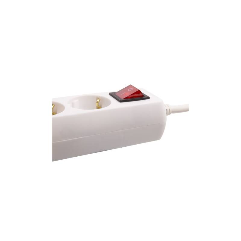 Base Múltiple 6 Enchufes Tipo F Schuko 3m