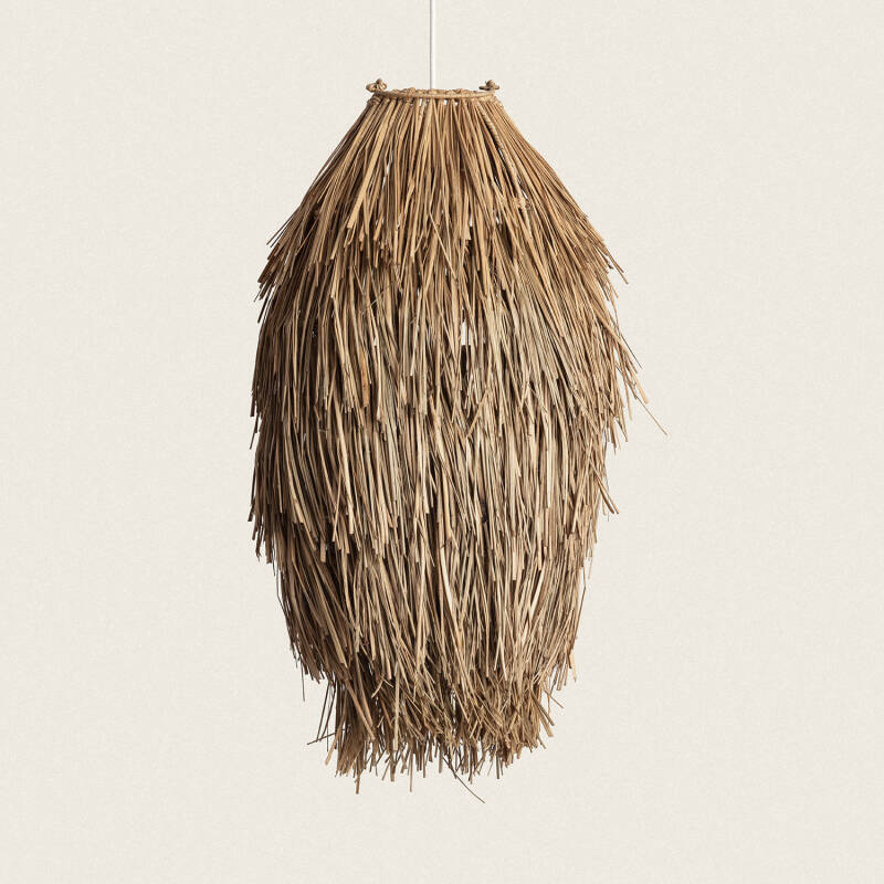 Lámpara Colgante Fibras Naturales Ramé