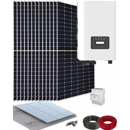 Kit Solar Placas Solares Autoconsumo Fotovoltaico con Inversor Deye Sun 20000W