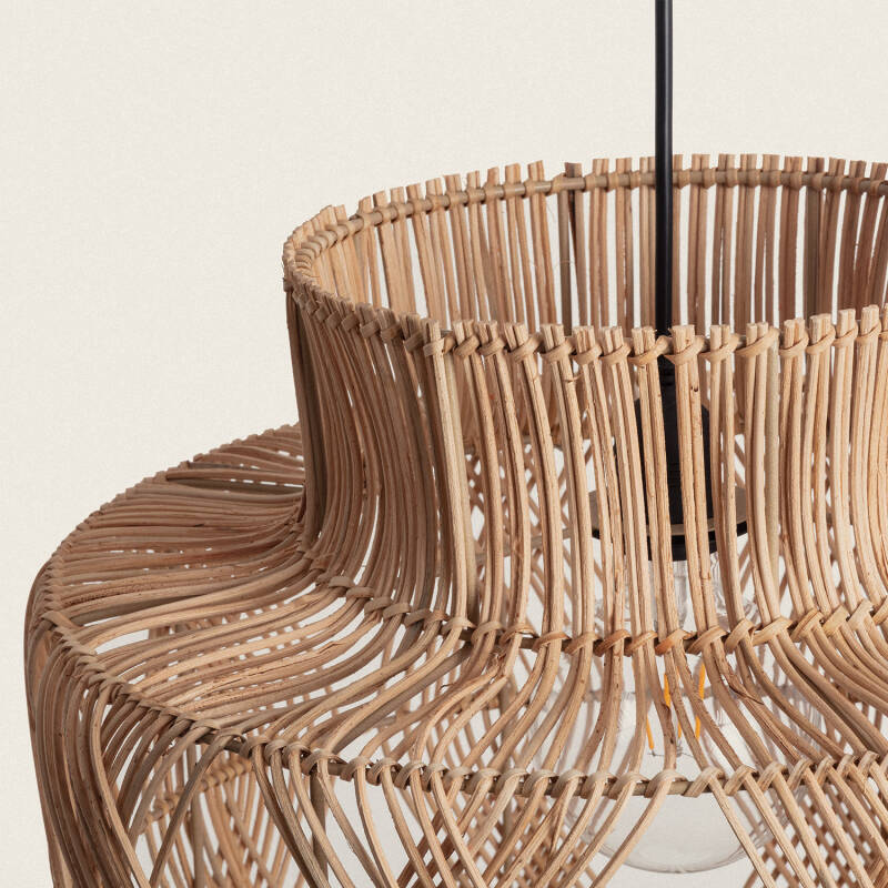 Lámpara Colgante Ratán para Exterior Oia