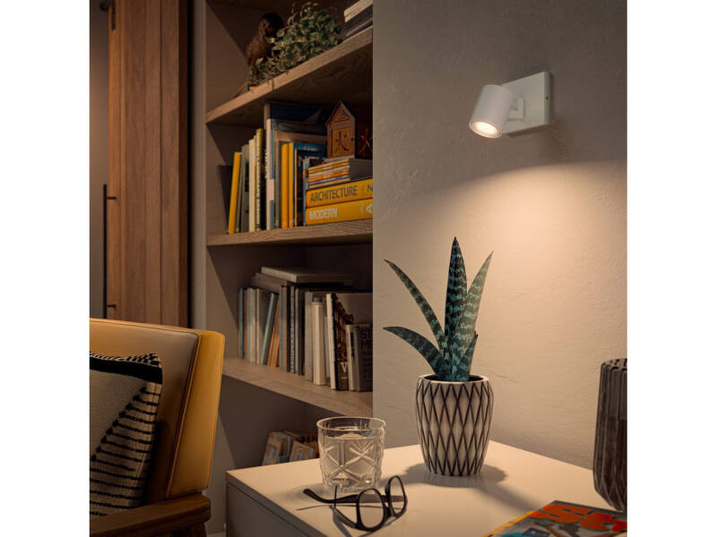 Lámpara de Pared White Ambiance 1 Foco GU10 PHILIPS Hue Runner