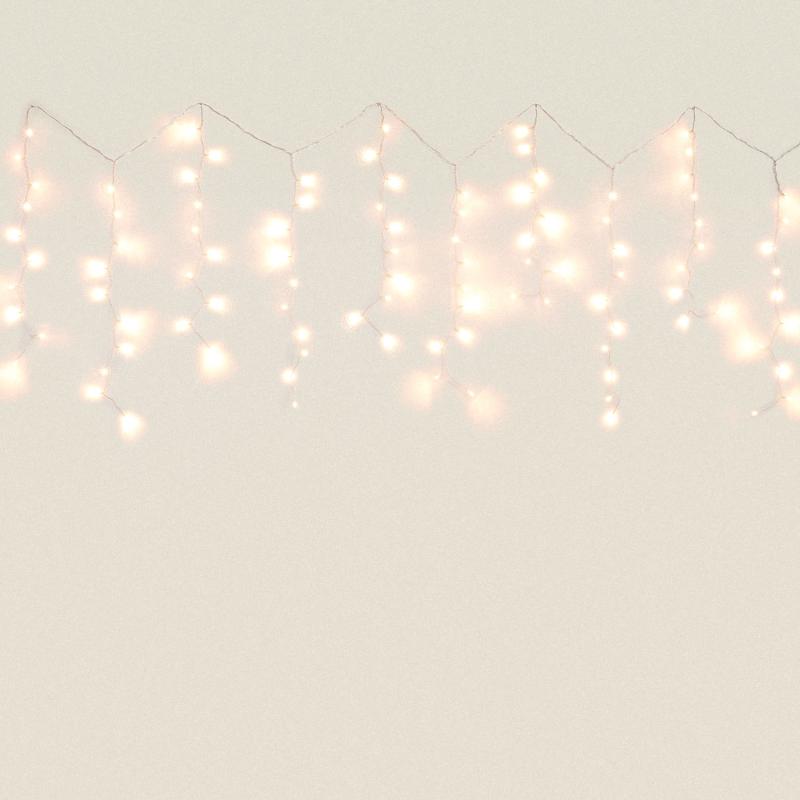 Cortina de Guirnaldas LED 3m Short Transparente