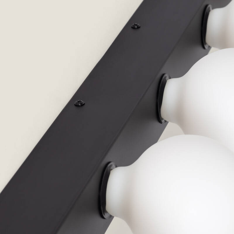 Lámpara de Pared Baño Metal 5 Focos Aizkra