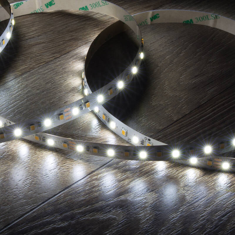 Tira LED 24V SMD CCT 280 LED/m 5m 12W/m 1200lm/m Ancho 10mm Corte 5cm IP20 CRI90