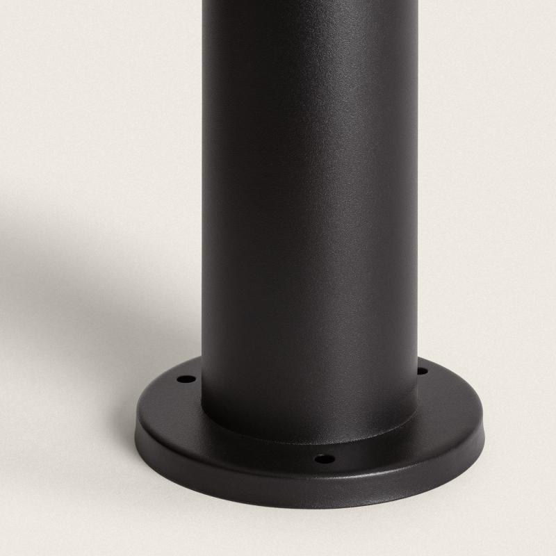 Baliza Exterior LED 5W Superficie Pie 30cm Acero Inoxidable Inti Negro